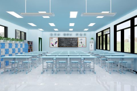 学生课桌凳及书包柜建设方案、效果图、设计图