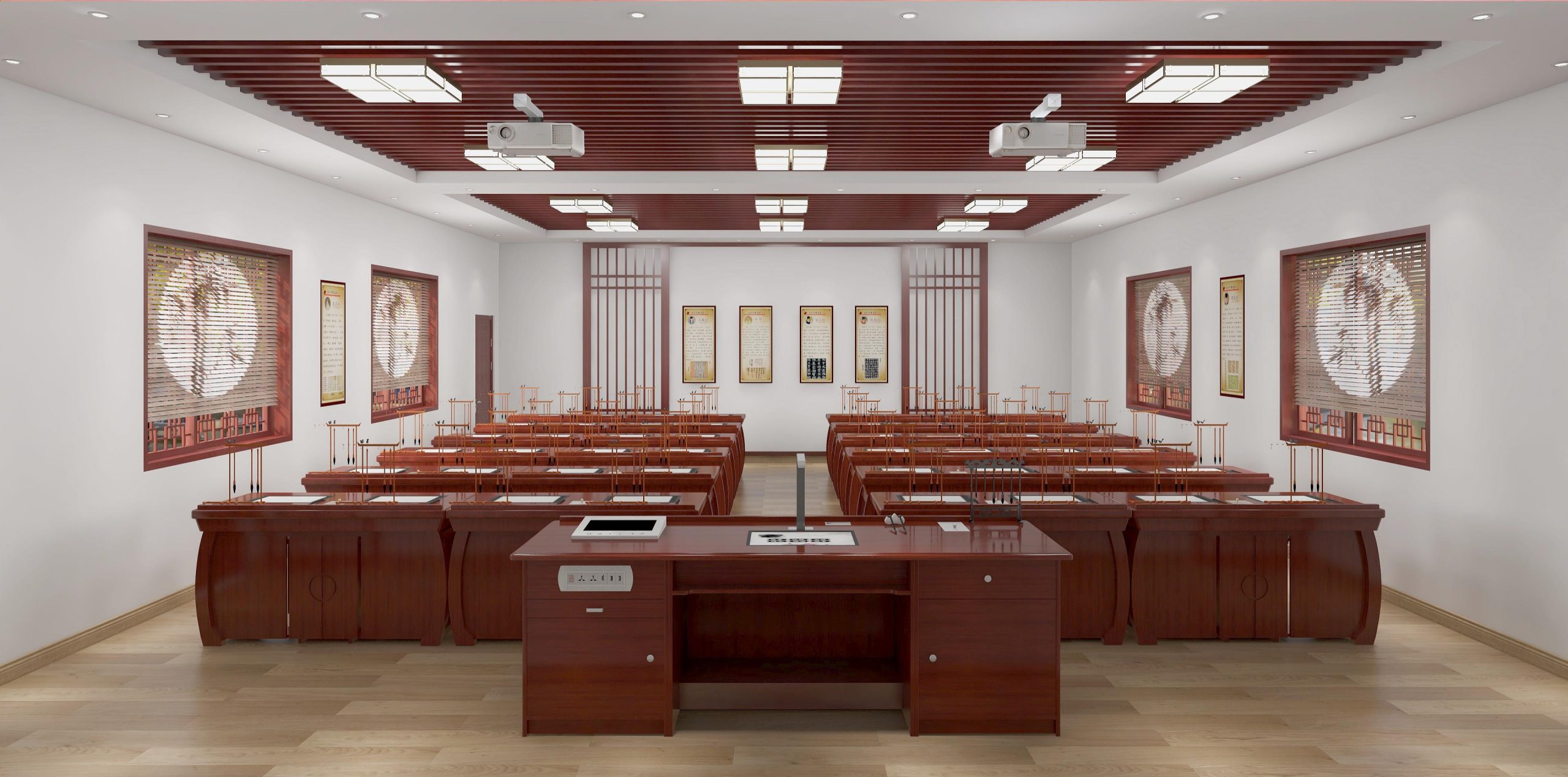 智慧书法室效果图