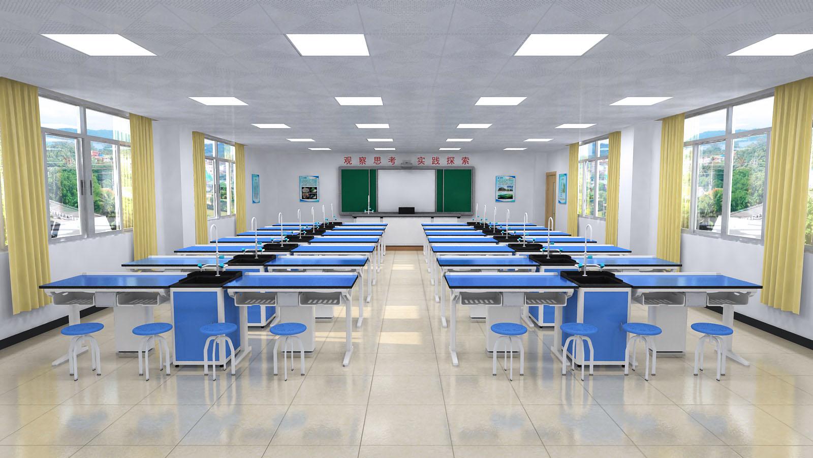 科学实验室效果图