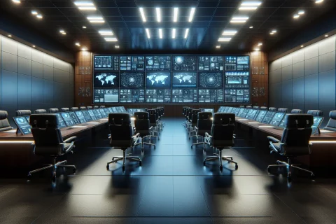 某项目机房工程设计说明&机房设计施工图下载（DWG）