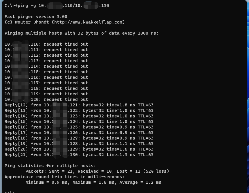 常用 Windows 网络测速工具：IPerf 3、Fping、IPtools、iNetTools