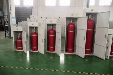 单瓶组柜式七氟丙烷灭火装置 GQQ40/2.5~GQQ180/2.5