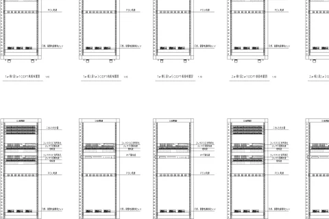 某学校弱电智能化施工图全套（系统图、平面图、大样图等）