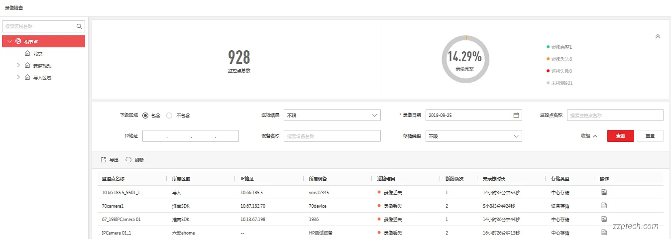 海康威视综合安防系统运维管理系统功能简介（视频监控运维）