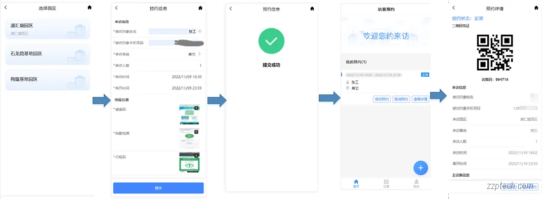 园区访客预约系统的功能介绍和流程演示（通用文档）