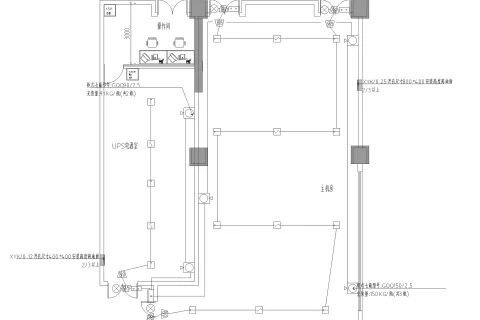 机房气体灭火系统施工设计图（七氟丙烷 HFC-227EA 设计说明）