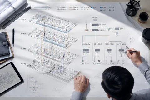 酒店弱电智能化 CAD 图纸：31 张施工图含监控、客控与音视频