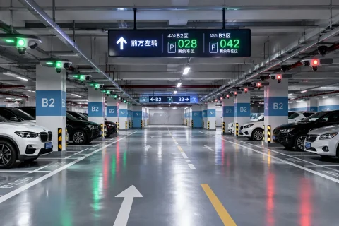 停车场车位引导怎么选：视频、超声波与施工验收要点